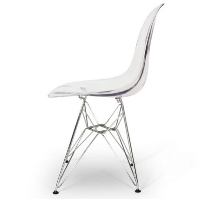 James Metal Chair - Transparent - Designer Chairs 