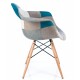 Furmod Patchwork Chair XL Style Blue