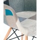 Furmod Patchwork Chair XL Style Blue