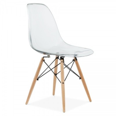 furmod Silla Eames DSW Style Transparente "New Edition"