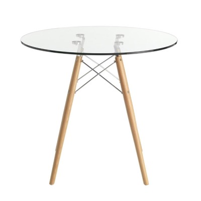 furmod Eames glasbord (70 cm)