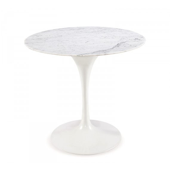 Furmod Mesa de Jantar Tulip Marble 80 cm