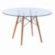 Mesa furmod Eames Glass Style (120 cm)