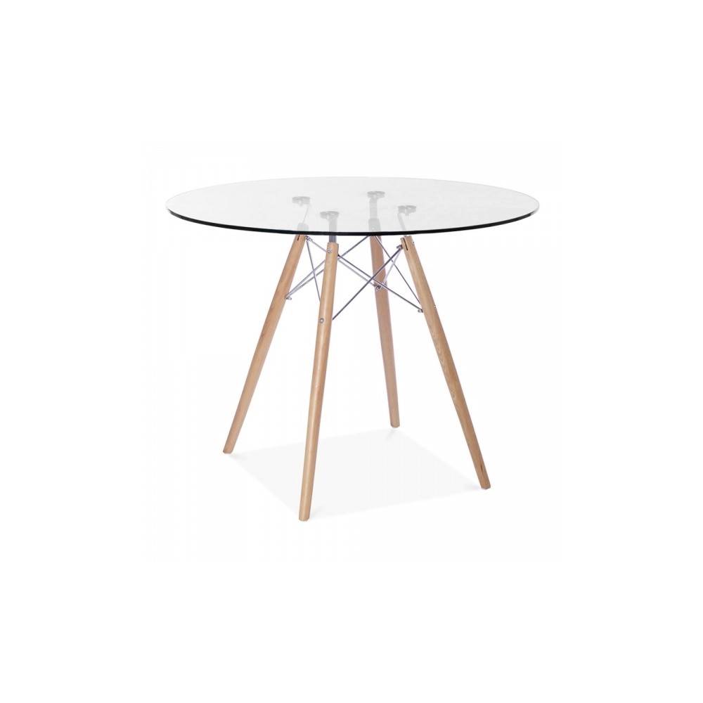 furmod Eames glasbord (90 cm)