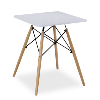 furmod Mesa Eames Style (60 cm Cuadrada) Blanco