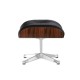 Replica Eames Lounge Chair com pé cromado por Charles & Ray Eames