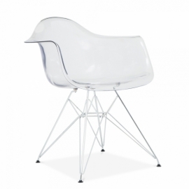 Furmod Eames DAR estilo cadeira transparente