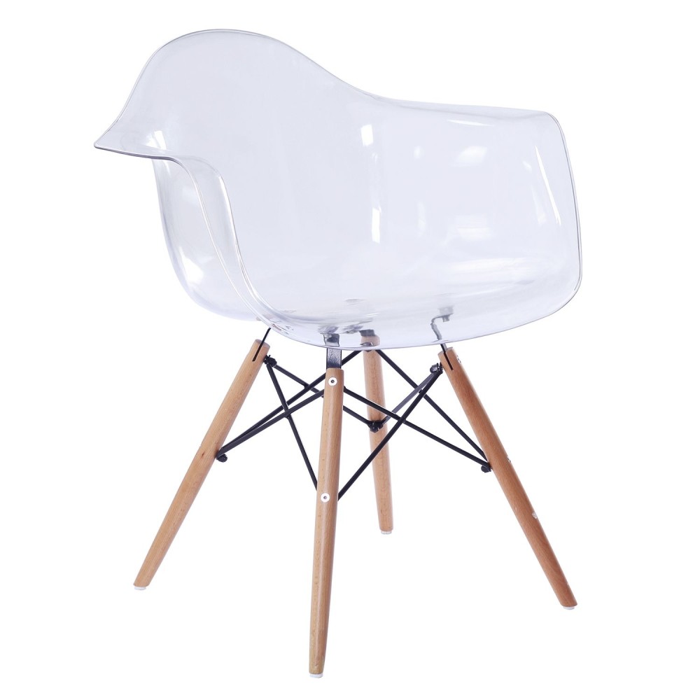 furmod Silla Eames DAW Style Transparente