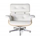 Replica Eames Lounge Chair com pé cromado por Charles & Ray Eames