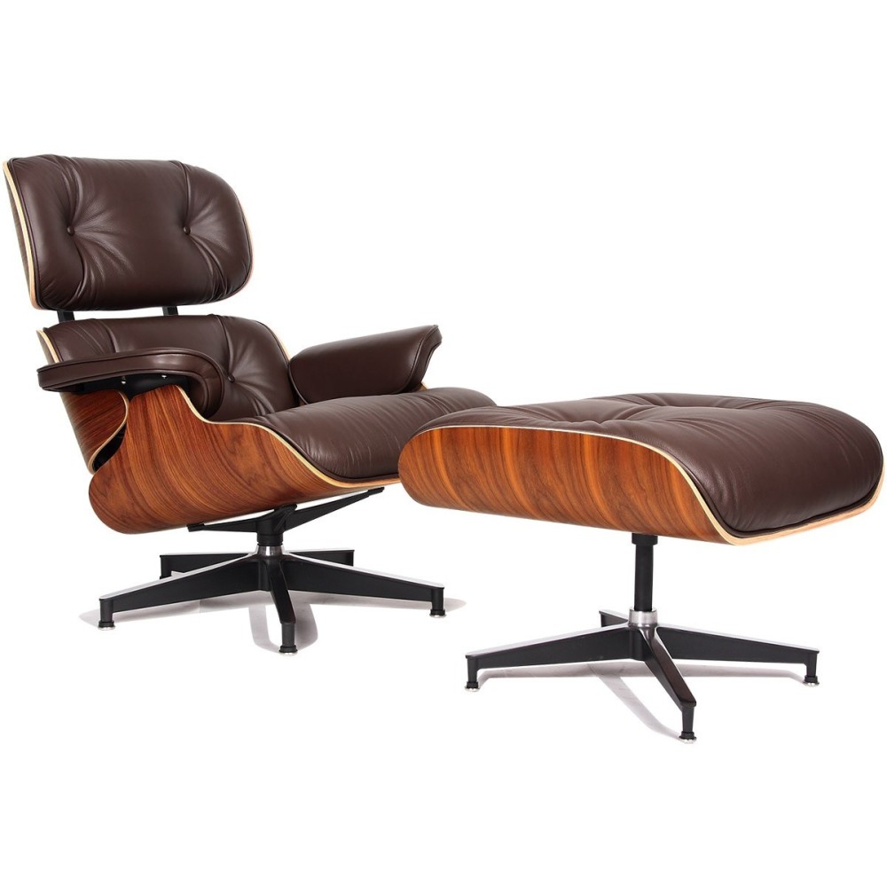 Charles & Ray Eames alkuperäinen Replica Eames Lounge -tuoli