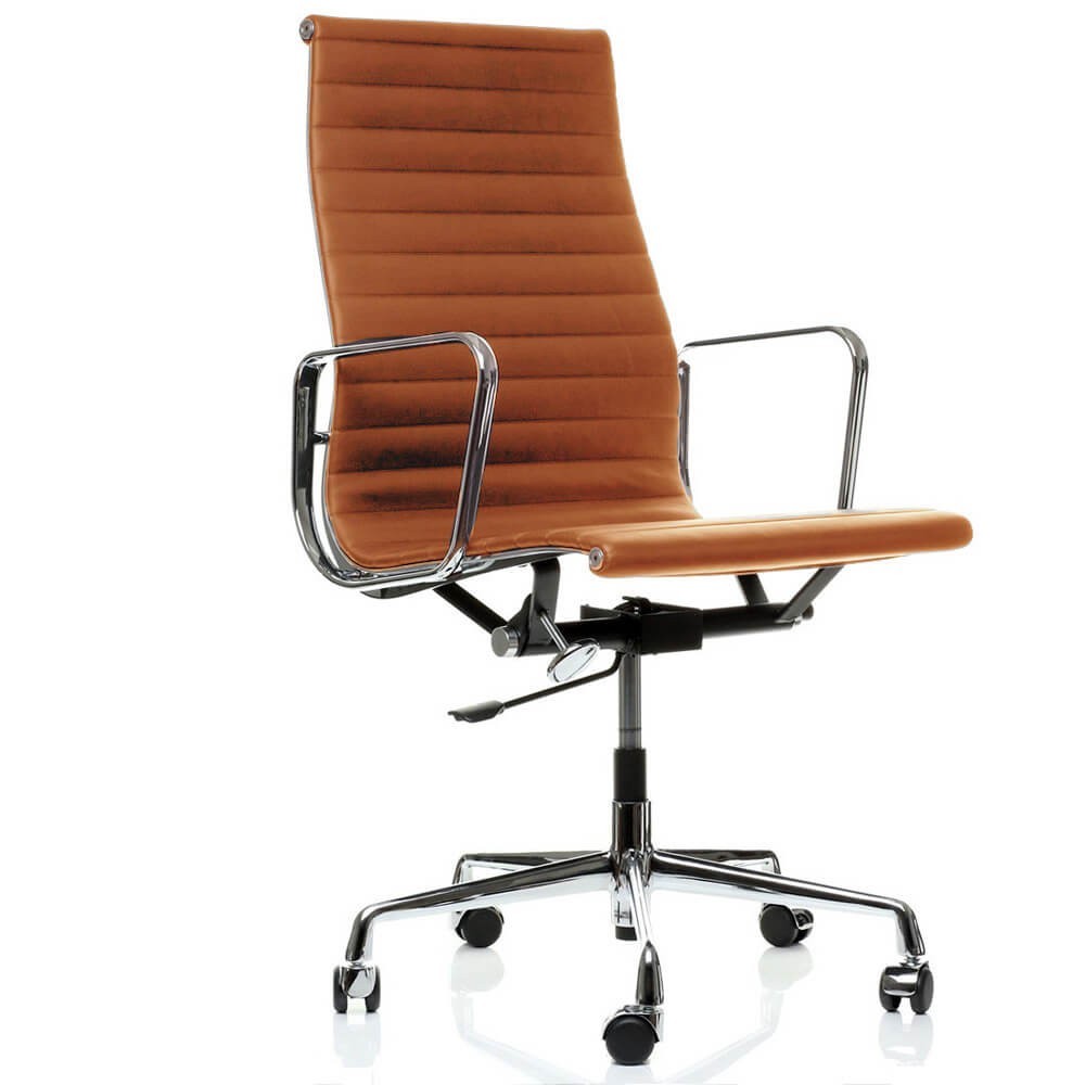 Sedia da ufficio Replica in alluminio EA119 di Charles & Ray Eames.