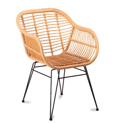 Le Midi Armchair in rattan perfect for outdoor