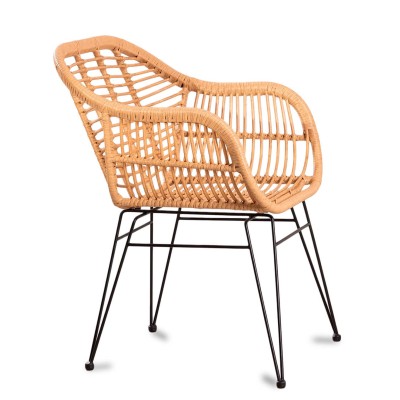 Le Midi Armchair in rattan perfect for outdoor