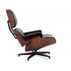 Réplica sillón Eames Lounge Chair Versión Premium en Piel Anilina y Madera de Nogal