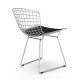 Cadeira Replica Bertoia "High Quality" em Aço Cromado do famoso designer Hans J. Wegner