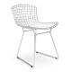 Cadeira Replica Bertoia "High Quality" em Aço Cromado do famoso designer Hans J. Wegner