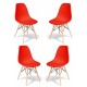 Pack 4 Silla James Wood New Edition