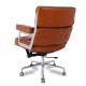 Replica ES104 Lobby office chair in aged leatherette.