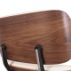 Replica Eames Lounge Chair premium version in Aniline Leather and walnut wood