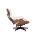 Réplica sillón Eames Lounge Chair Versión Premium en Piel Anilina y Madera de Nogal